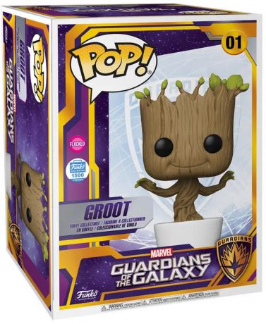 Figurine Funko Pop Les Gardiens de la Galaxie [Marvel] #01 Groot Dançant - 46 cm - Flocked