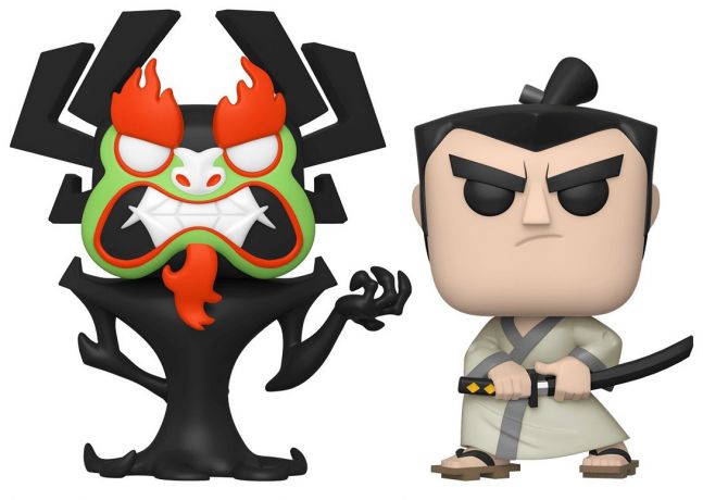 Figurine Funko Pop Samouraï Jack #47880 Aku et Samouraï Jack Pack -2