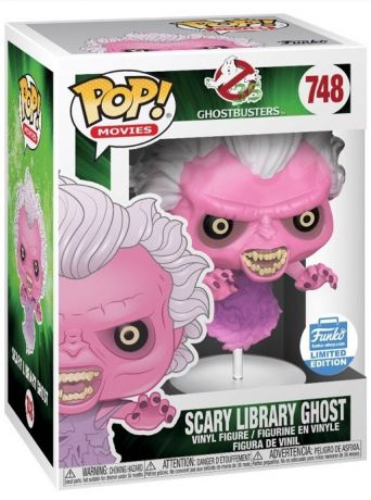 Figurine Funko Pop SOS Fantômes #748 Le Fantôme Effrayant de la Bibliothèque Transclucide