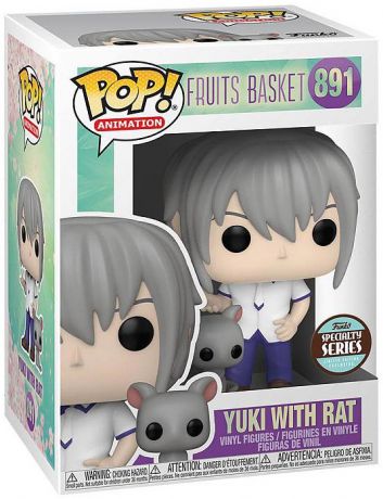 Figurine Funko Pop Fruits Basket #891 Yuki Sohma avec Rat