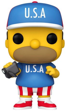 Figurine Funko Pop Les Simpson #905 Homer USA