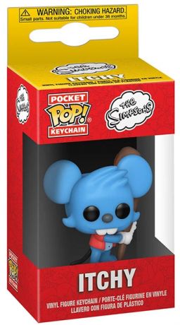 Figurine Funko Pop Les Simpson Itchy - Porte clés