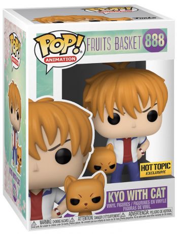 Figurine Funko Pop Fruits Basket #888 Kyo Sohma avec Chat