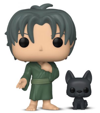 Figurine Funko Pop Fruits Basket #937 Shigure Sohma avec Chien