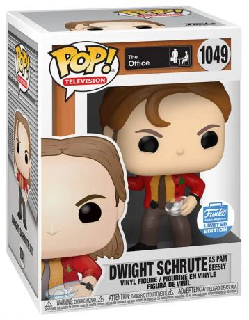 Figurine Funko Pop The Office #1049 Dwight Schrute comme Pam Beesly