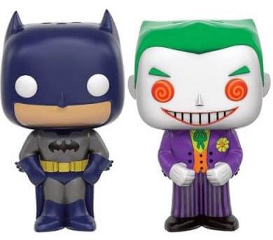 Figurine Funko Pop DC Super-Héros Batman et le Joker sel et poivre