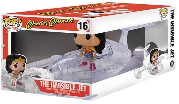 Figurine Funko Pop DC Super-Héros #16 Wonder Woman jet invisible
