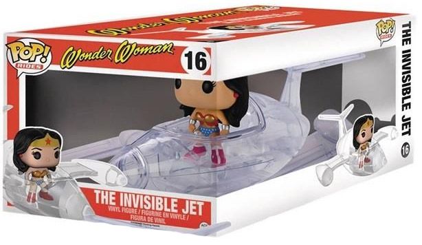 Figurine Funko Pop DC Super-Héros #16 Wonder Woman jet invisible
