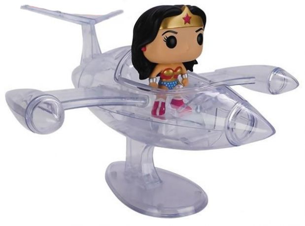 Figurine Funko Pop DC Super-Héros #16 Wonder Woman jet invisible