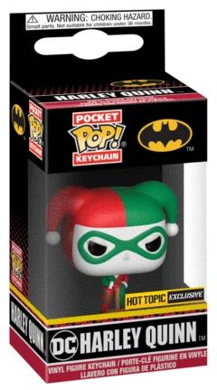 Figurine Funko Pop Batman [DC] Harley Quinn Holiday - Porte clés