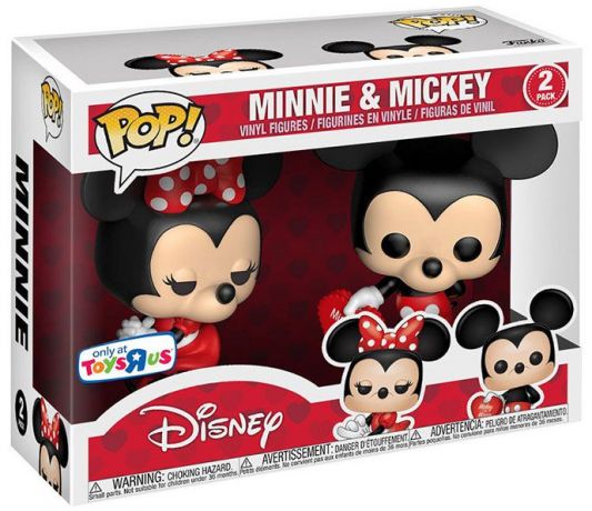 Figurine Funko Pop Mickey Mouse [Disney] #41340 Minnie & Mickey - Pack 2