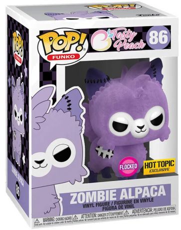 Figurine Funko Pop Tasty Peach #86 Alpaga Zombie - Flocked