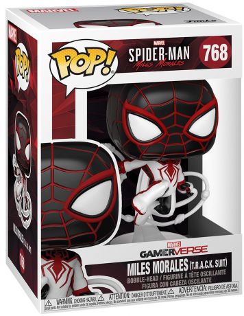 Figurine Funko Pop Marvel's Spider-Man: Miles Morales #768 Miles Morales tenue T.R.A.C.K