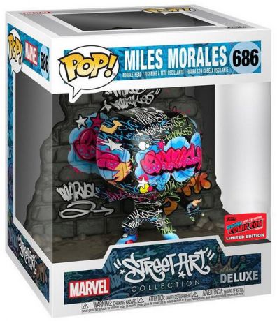 Figurine Funko Pop Marvel Comics #686 Miles Morales Street Art