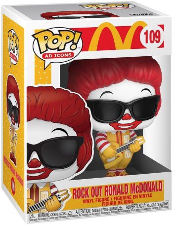 Figurine Funko Pop McDonald's #109 Rock Out Ronald McDonald 