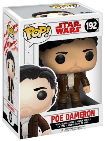 Figurine Funko Pop Star Wars 8 : Les Derniers Jedi #192 Poe Dameron