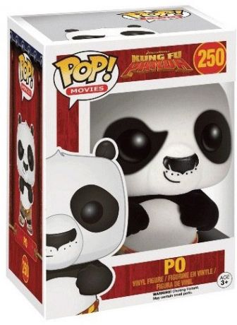 Figurine Funko Pop Kung Fu Panda #250 Po - Flocked