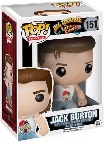 Figurine Funko Pop Les Aventures de Jack Burton dans les griffes du Mandarin #151 Jack Burton