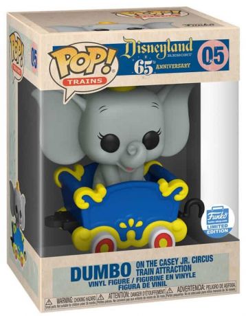 Figurine Funko Pop 65 ème anniversaire Disneyland [Disney] #05 Dumbo sur Casey Jr. Circus Train Attraction