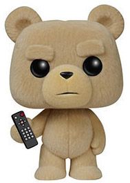 Figurine Funko Pop Ted #187 Ted télécommande - Flocked