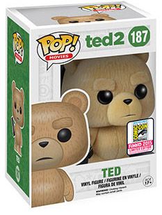 Figurine Funko Pop Ted #187 Ted télécommande - Flocked