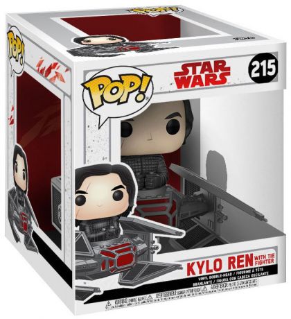 Figurine Funko Pop Star Wars 8 : Les Derniers Jedi #215 Kylo Ren - TIE Fighter