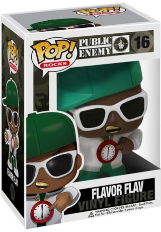 Figurine Funko Pop Public Enemy #16 Flavor Flav - Public Enemy