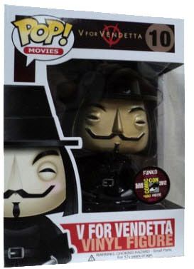 Figurine Funko Pop V pour Vendetta #10 V pour Vendetta Métallique 