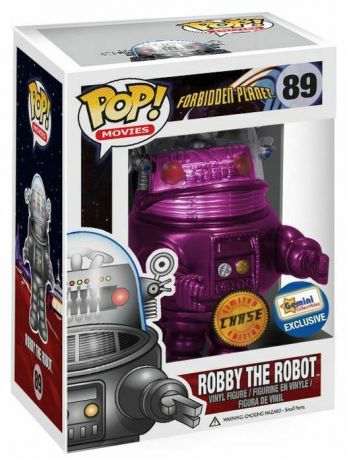 Figurine Funko Pop Planète interdite #89 Robby le Robot Violet Métallique [Chase] 