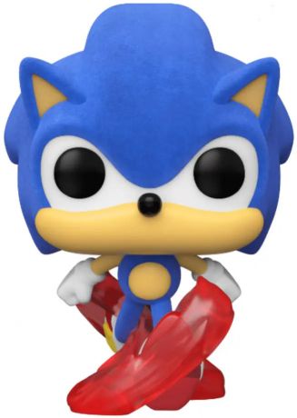 Figurine Funko Pop Sonic le Hérisson #632 Sonic classique - Flocked