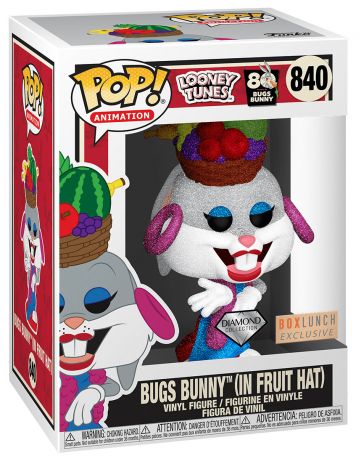 Figurine Funko Pop Looney Tunes #840 Bugs Bunny chapeau de fruits - Diamant 