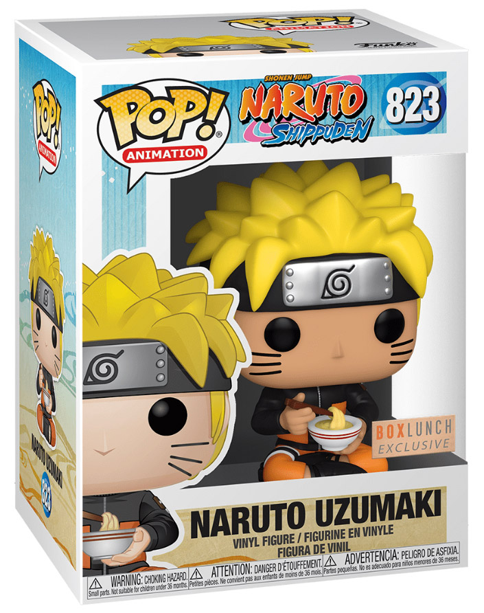 Figurine Pop Naruto #823 pas cher : Naruto Uzumaki (Mangeant des