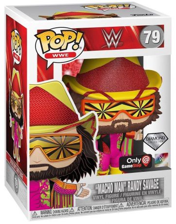 Figurine Funko Pop WWE #79 Macho Man Randy Savage - Diamant