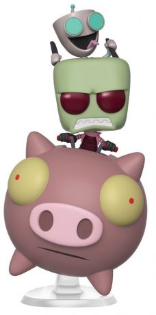 Figurine Funko Pop Zim l'envahisseur #41 Zim et Gir sur le cochon