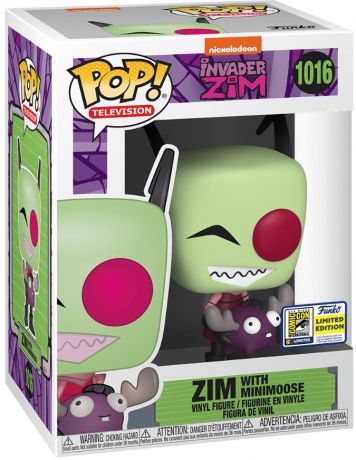 Figurine Funko Pop Zim l'envahisseur #1016 Zim avec Minimoose