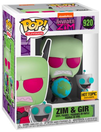 Figurine Funko Pop Zim l'envahisseur #920 Zim et Gir