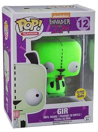 Figurine Funko Pop Zim l'envahisseur #12 Gir - Glow in the Dark