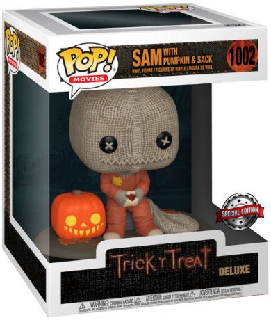 Figurine Funko Pop Trick 'r Treat #1002 Sam avec citrouille et sac