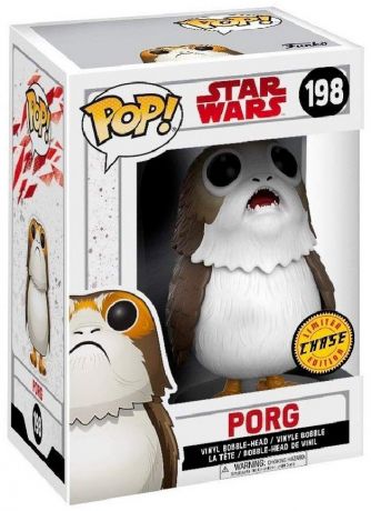 Figurine Funko Pop Star Wars 8 : Les Derniers Jedi #198 Porg - Bouche ouverte [Chase]