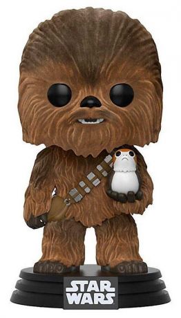 Figurine Funko Pop Star Wars 8 : Les Derniers Jedi #195 Chewbacca - Flocké