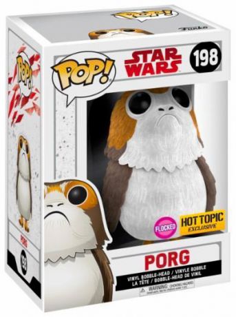 Figurine Funko Pop Star Wars 8 : Les Derniers Jedi #198 Porg - Flocké