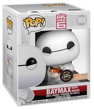 Figurine Funko Pop Les Nouveaux Héros [Disney] #988 Baymax avec Mochi 15cm - [Chase]