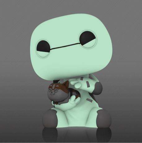 Figurine Funko Pop Les Nouveaux Héros [Disney] #988 Baymax avec Mochi 15cm - [Chase]