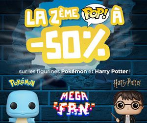 -50% sur la 2ème figurine Pop