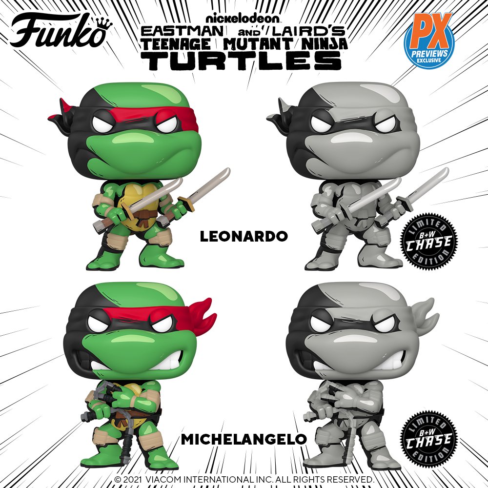 Nouvelles Figurines Funko Pop Tortues Ninja Comic // Février 2022