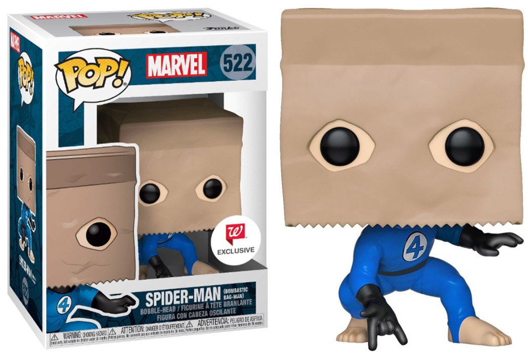 Costume Bag-Man Spider Man en Funko Pop