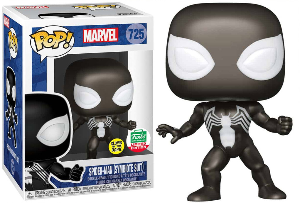 Costume Spider-Man noir Symbiote en Funko Pop
