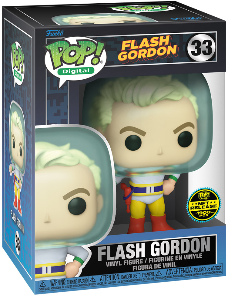 Funko Pop Digital Flash Gordon - 1.58% de chance de l'avoir - 1 900 exemplaires