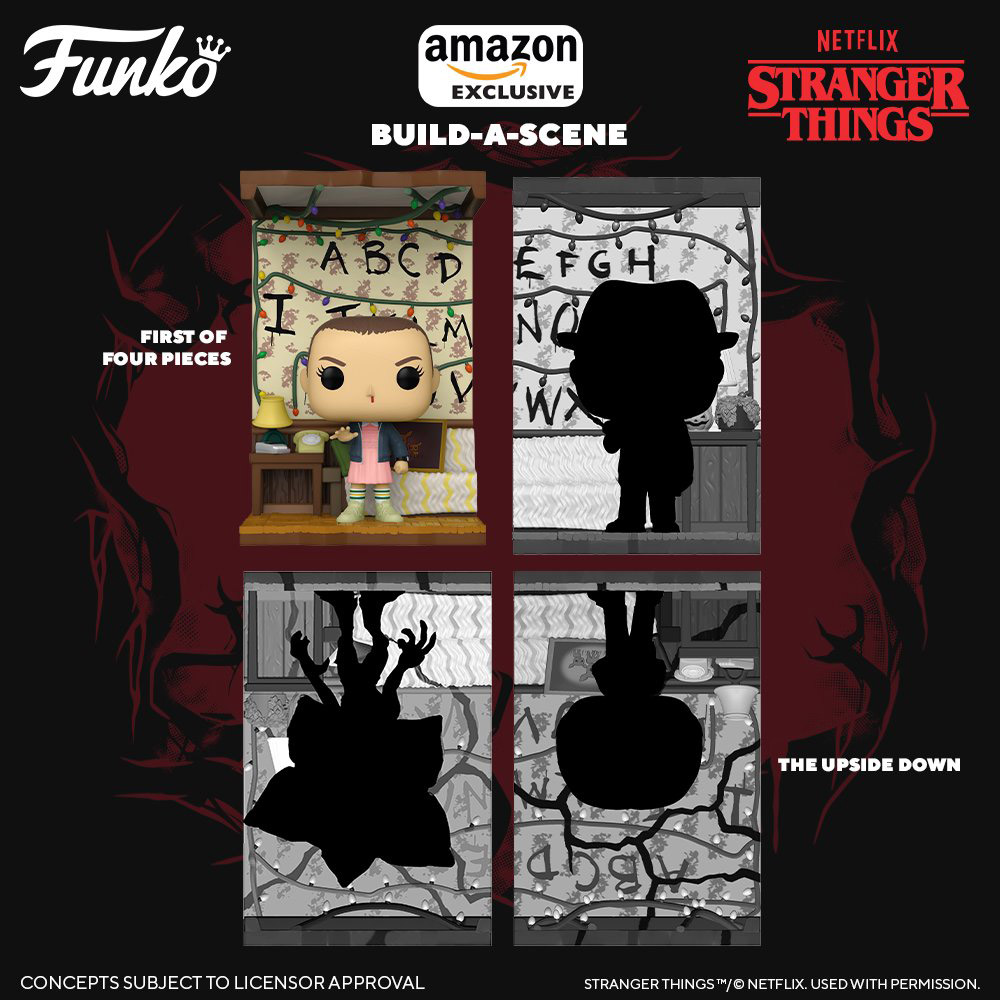 Figurine Pop Stranger Things Build A Scene : Byers House : Eleven