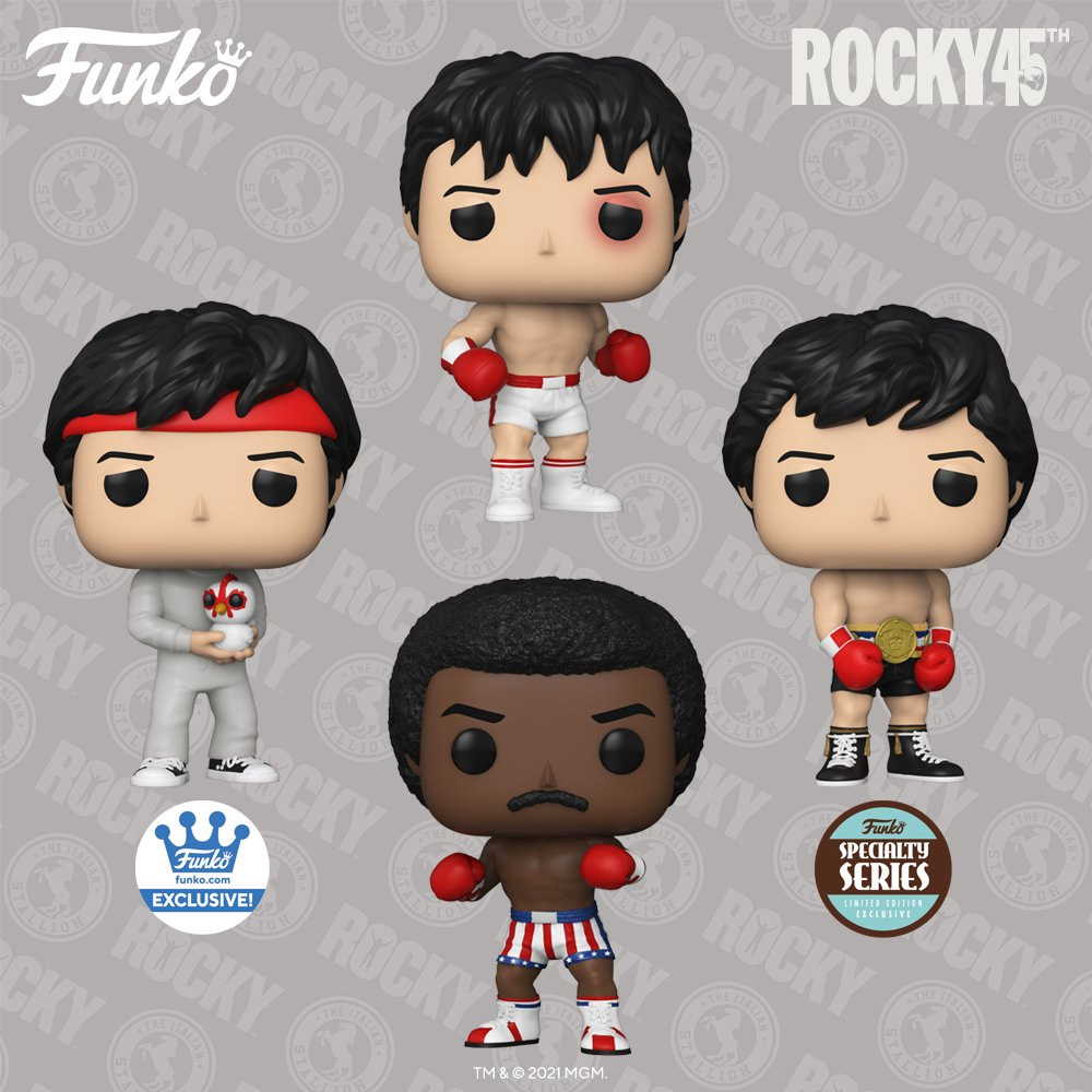 Figurines Funko Pop Rocky 45Th Anniversary // Janvier 2022